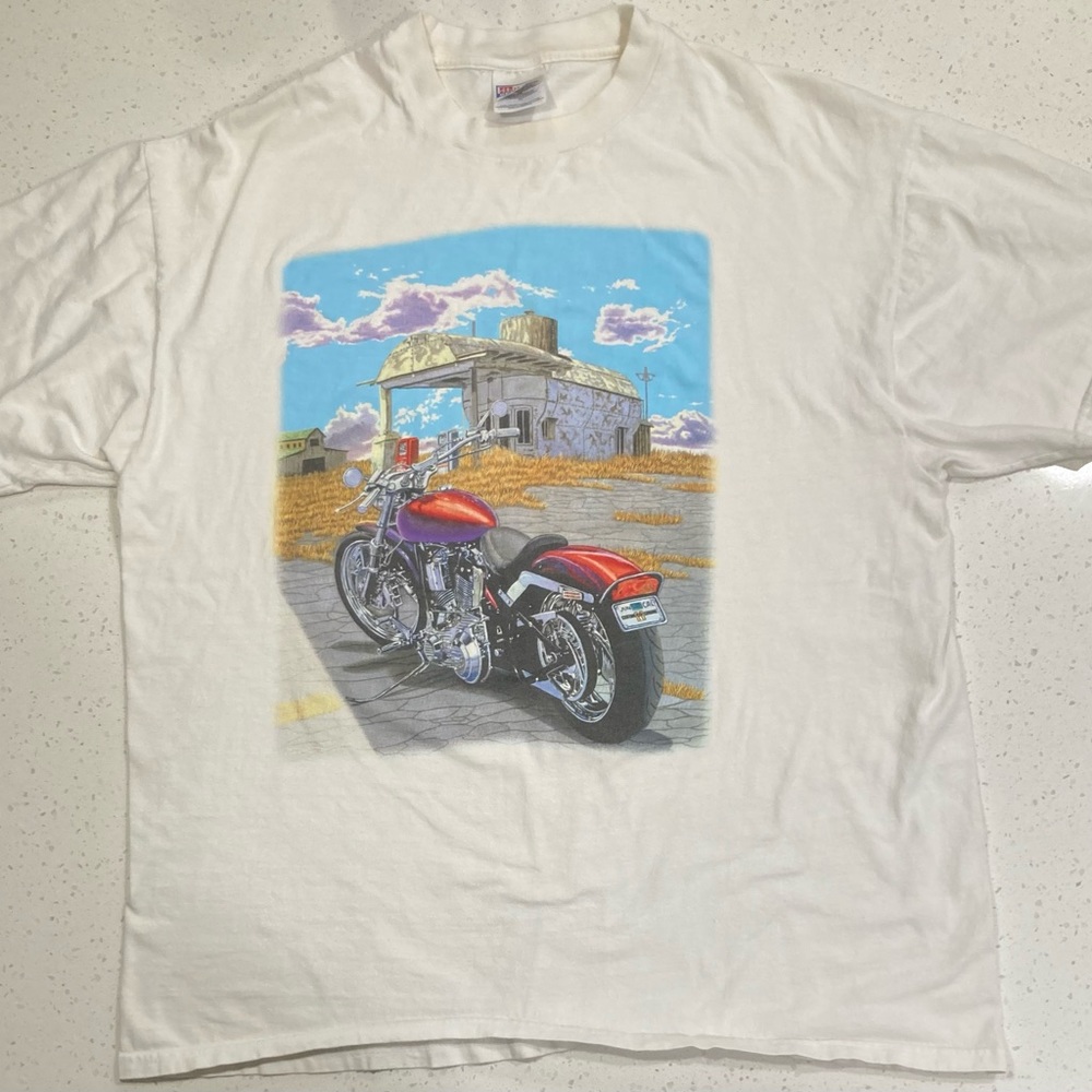 Hanes Beefy Motorcycle
